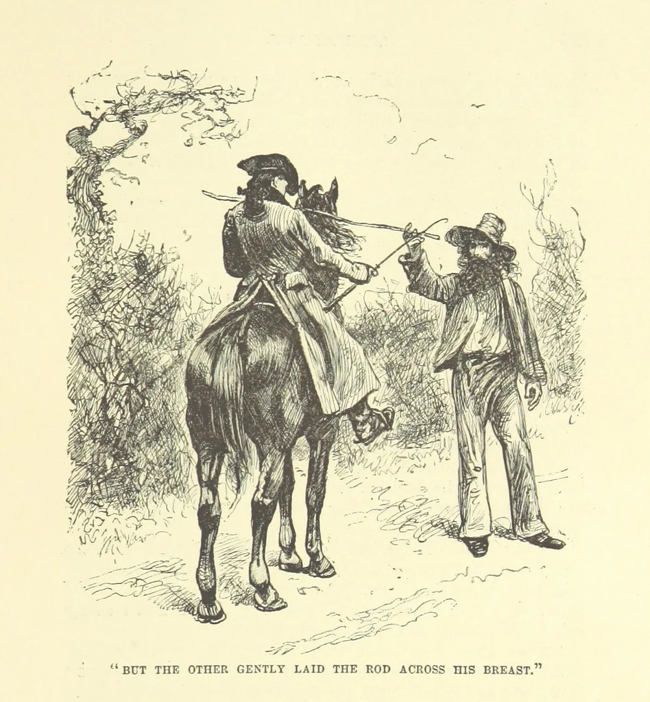 An illustration from Springhaven. A tale of the Great War ... Third edition, 1888, leaf 437