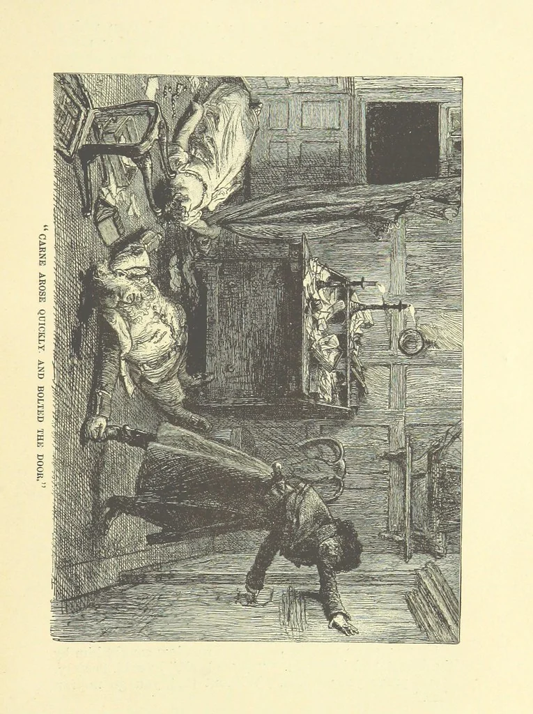 An illustration from Springhaven. A tale of the Great War ... Third edition, 1888, leaf 477