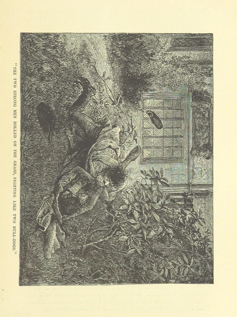 An illustration from Springhaven. A tale of the Great War ... Third edition, 1888, leaf 481