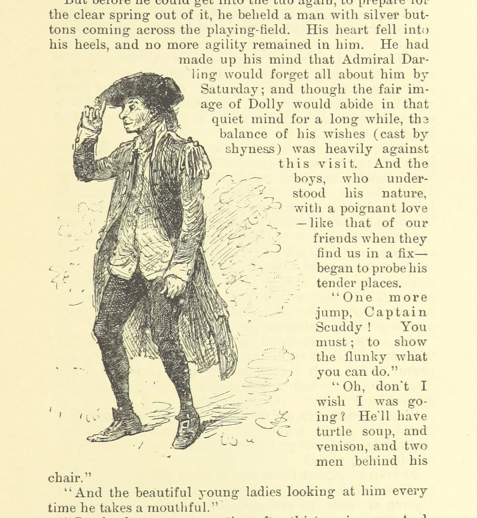 An illustration from Springhaven. A tale of the Great War ... Third edition, 1888, leaf 65
