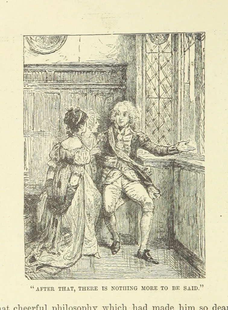An illustration from Springhaven. A tale of the Great War ... Third edition, 1888, leaf 92