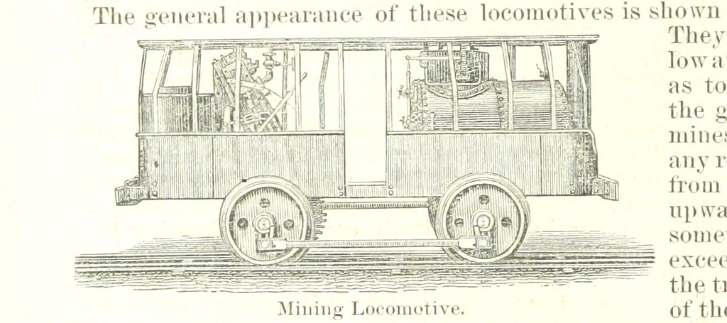 An illustration from Notices of Mining Machinery and various mechanical appliances in use chiefly in the Pacific States and Territories, for mining, raising, and working ores, etc, 1871, leaf 110