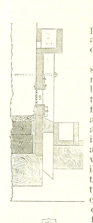 An illustration from Notices of Mining Machinery and various mechanical appliances in use chiefly in the Pacific States and Territories, for mining, raising, and working ores, etc, 1871, leaf 230