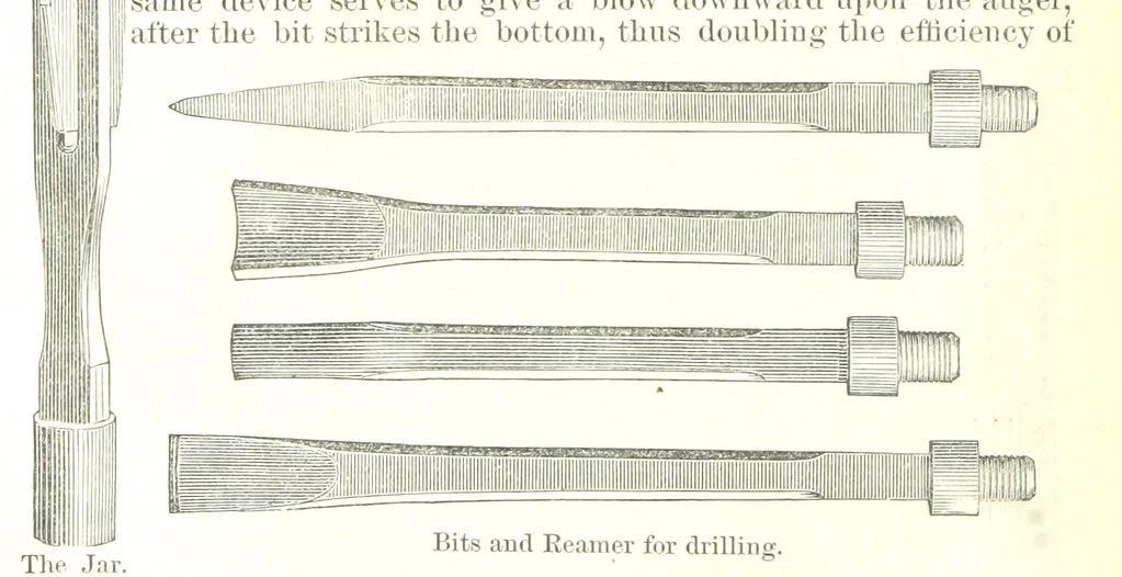 An illustration from Notices of Mining Machinery and various mechanical appliances in use chiefly in the Pacific States and Territories, for mining, raising, and working ores, etc, 1871, leaf 78