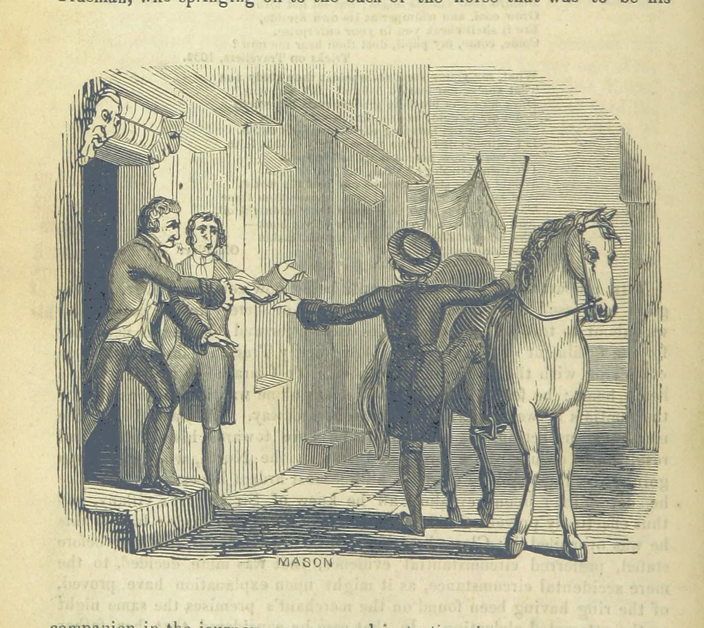 An illustration from The Life of George Barnwell; or, the London apprentice of the last century. [A novel. With illustrations, 1841, leaf 102