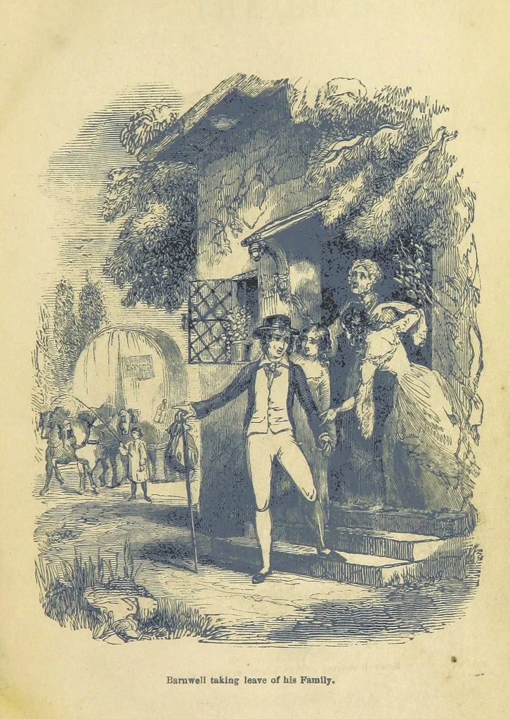 An illustration from The Life of George Barnwell; or, the London apprentice of the last century. [A novel. With illustrations, 1841, leaf 11