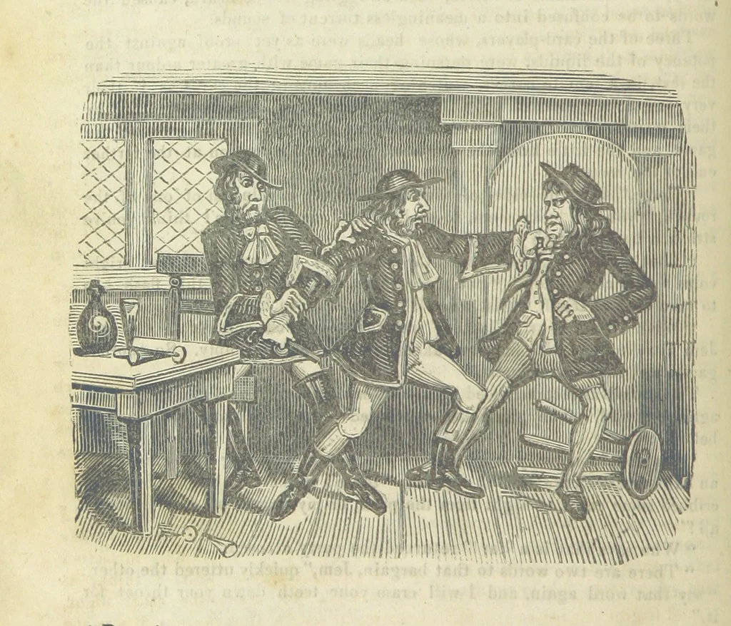 An illustration from The Life of George Barnwell; or, the London apprentice of the last century. [A novel. With illustrations, 1841, leaf 114