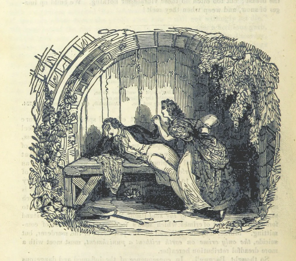 An illustration from The Life of George Barnwell; or, the London apprentice of the last century. [A novel. With illustrations, 1841, leaf 244