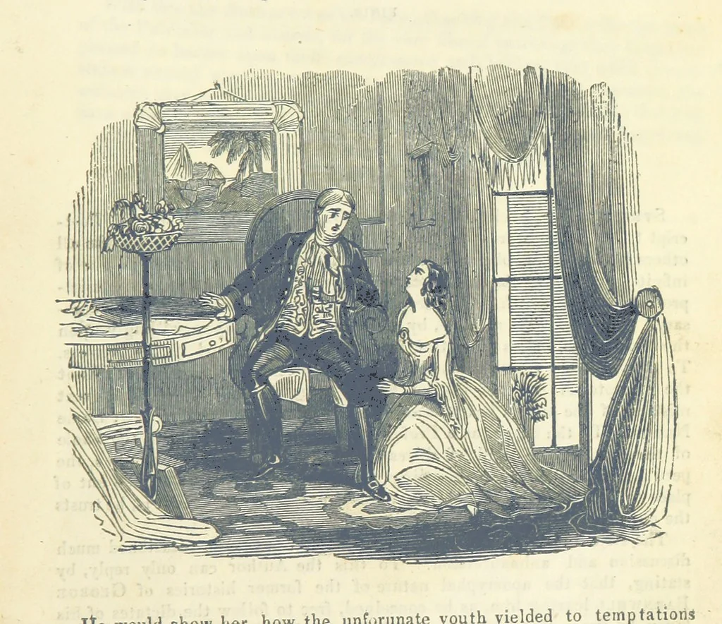 An illustration from The Life of George Barnwell; or, the London apprentice of the last century. [A novel. With illustrations, 1841, leaf 265