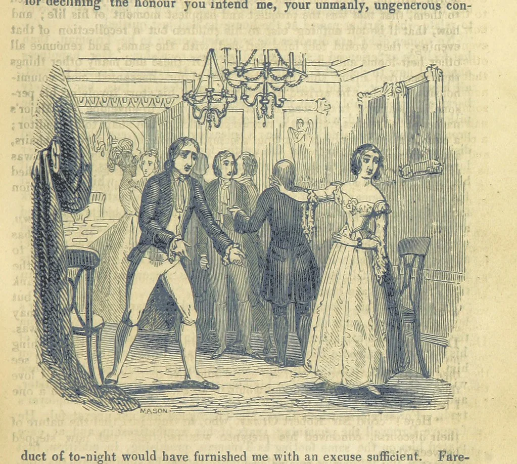 An illustration from The Life of George Barnwell; or, the London apprentice of the last century. [A novel. With illustrations, 1841, leaf 43