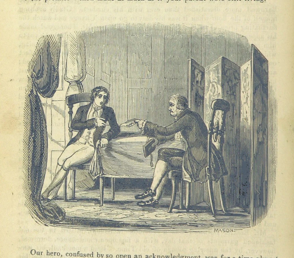 An illustration from The Life of George Barnwell; or, the London apprentice of the last century. [A novel. With illustrations, 1841, leaf 80