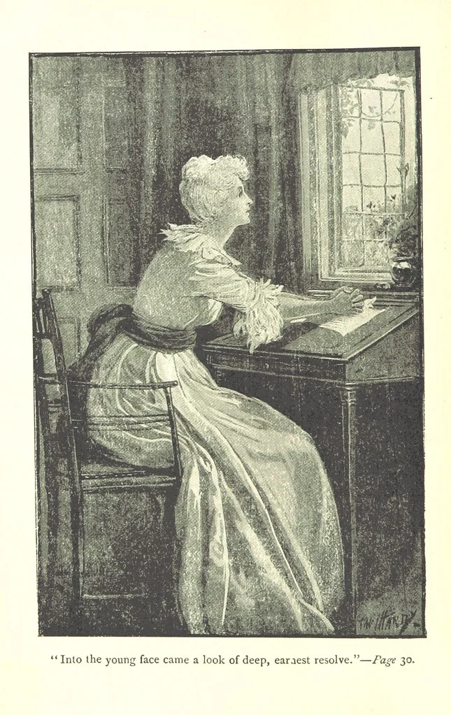 An illustration from A Charge to Keep, 1891, leaf 8