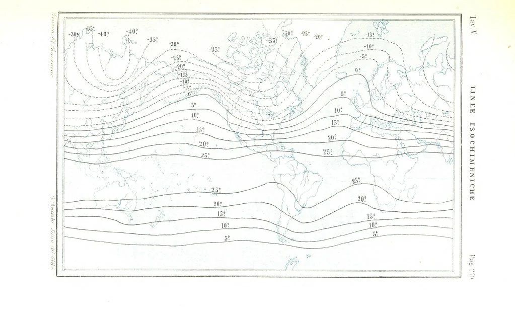 An illustration from Fisica del globo. Spazi, climi e meteore. Corso completo di geografia fisica e di meteorologia, etc, 1868, leaf 259