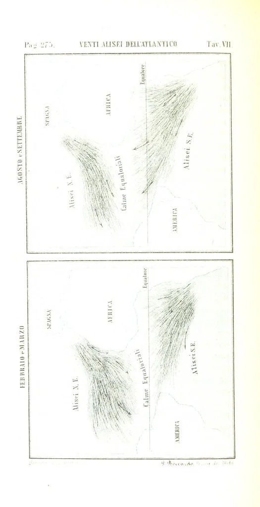An illustration from Fisica del globo. Spazi, climi e meteore. Corso completo di geografia fisica e di meteorologia, etc, 1868, leaf 298