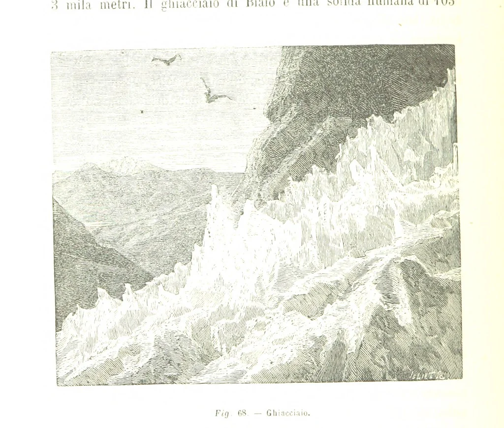 An illustration from Fisica del globo. Spazi, climi e meteore. Corso completo di geografia fisica e di meteorologia, etc, 1868, leaf 414