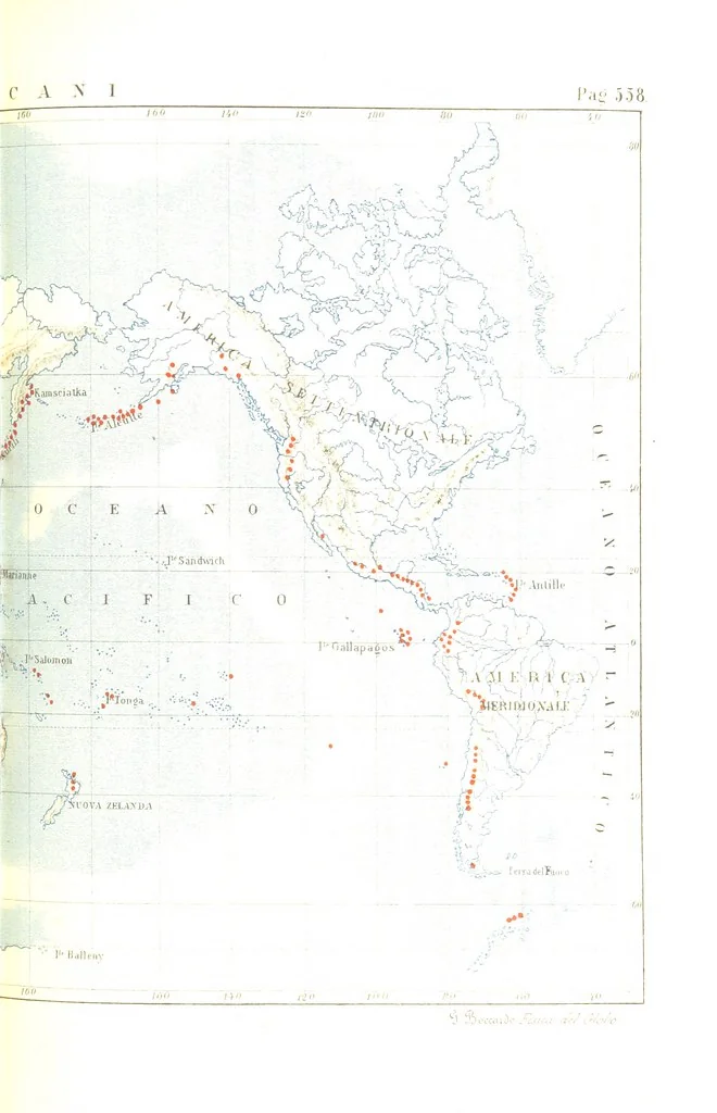 An illustration from Fisica del globo. Spazi, climi e meteore. Corso completo di geografia fisica e di meteorologia, etc, 1868, leaf 591