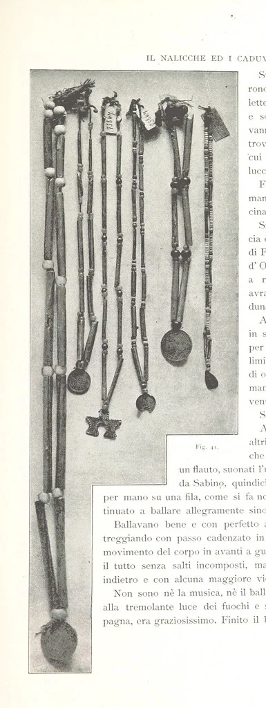 An illustration from Viaggi d'un artista nell'America Meridionale. I Caduvei, Mbayá o Guaycurú. Con prefazione ed uno studio storico ed etnografico del Dott. G. A. Colini. 112 figure, etc, 1895, leaf 131