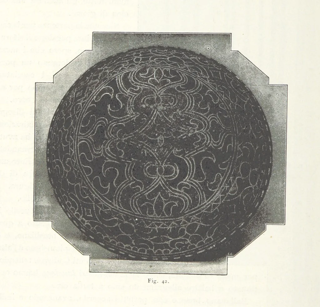An illustration from Viaggi d'un artista nell'America Meridionale. I Caduvei, Mbayá o Guaycurú. Con prefazione ed uno studio storico ed etnografico del Dott. G. A. Colini. 112 figure, etc, 1895, leaf 132