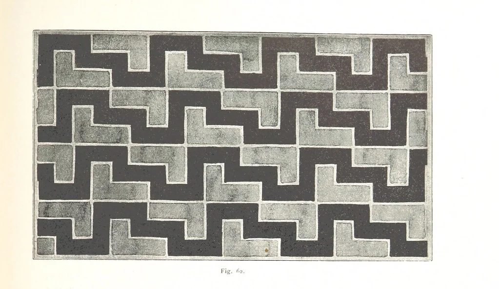 An illustration from Viaggi d'un artista nell'America Meridionale. I Caduvei, Mbayá o Guaycurú. Con prefazione ed uno studio storico ed etnografico del Dott. G. A. Colini. 112 figure, etc, 1895, leaf 159