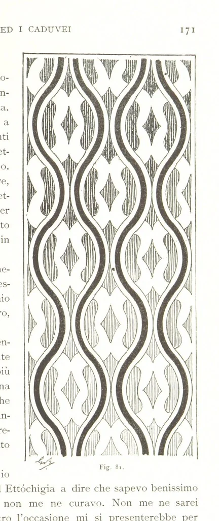 An illustration from Viaggi d'un artista nell'America Meridionale. I Caduvei, Mbayá o Guaycurú. Con prefazione ed uno studio storico ed etnografico del Dott. G. A. Colini. 112 figure, etc, 1895, leaf 201