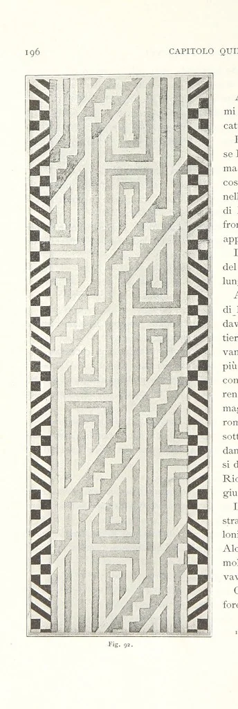 An illustration from Viaggi d'un artista nell'America Meridionale. I Caduvei, Mbayá o Guaycurú. Con prefazione ed uno studio storico ed etnografico del Dott. G. A. Colini. 112 figure, etc, 1895, leaf 226