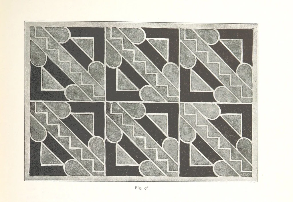 An illustration from Viaggi d'un artista nell'America Meridionale. I Caduvei, Mbayá o Guaycurú. Con prefazione ed uno studio storico ed etnografico del Dott. G. A. Colini. 112 figure, etc, 1895, leaf 235