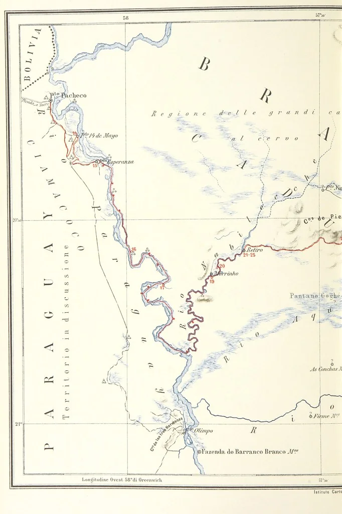 An illustration from Viaggi d'un artista nell'America Meridionale. I Caduvei, Mbayá o Guaycurú. Con prefazione ed uno studio storico ed etnografico del Dott. G. A. Colini. 112 figure, etc, 1895, leaf 272