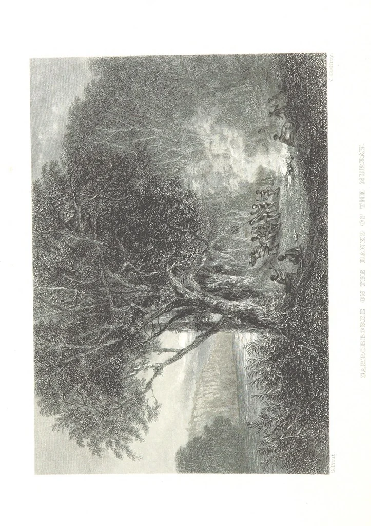 An illustration from Australia ... Illustrated with drawings by Skinner Prout, N. Chevalier, etc. [With maps, 1873, leaf 106