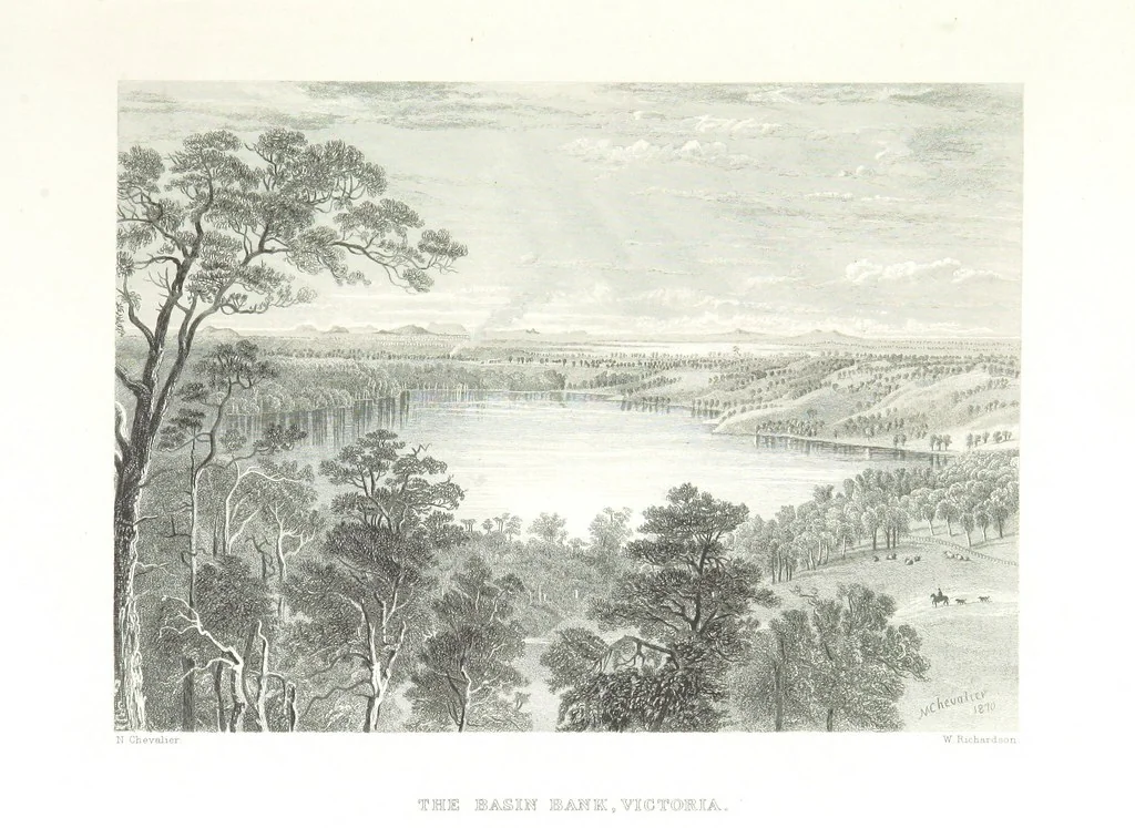 An illustration from Australia ... Illustrated with drawings by Skinner Prout, N. Chevalier, etc. [With maps, 1873, leaf 109