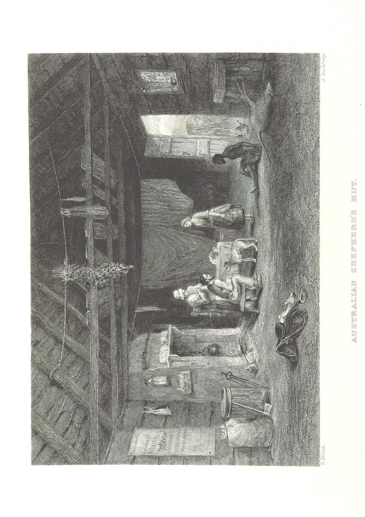 An illustration from Australia ... Illustrated with drawings by Skinner Prout, N. Chevalier, etc. [With maps, 1873, leaf 134