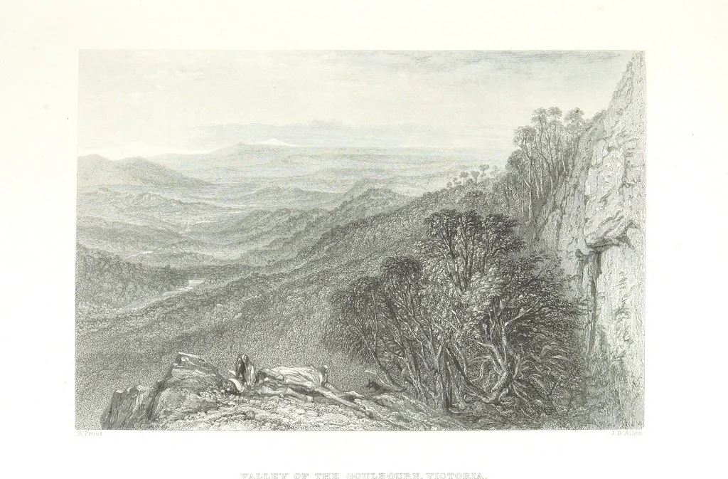 An illustration from Australia ... Illustrated with drawings by Skinner Prout, N. Chevalier, etc. [With maps, 1873, leaf 149