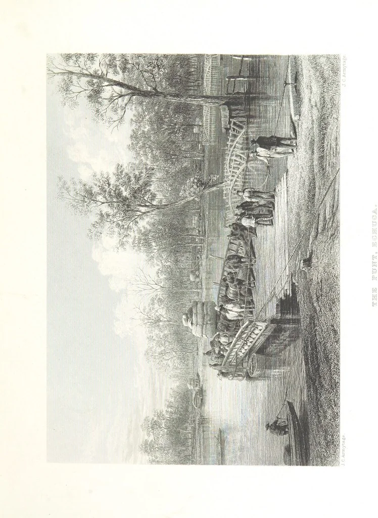 An illustration from Australia ... Illustrated with drawings by Skinner Prout, N. Chevalier, etc. [With maps, 1873, leaf 155