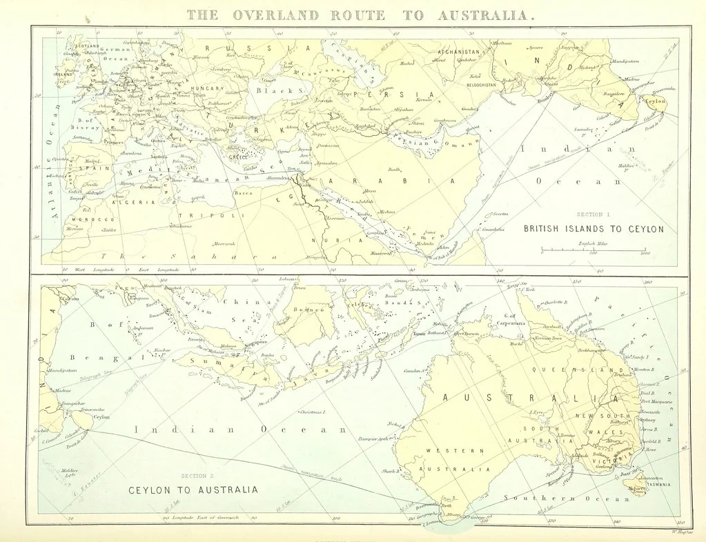 An illustration from Australia ... Illustrated with drawings by Skinner Prout, N. Chevalier, etc. [With maps, 1873, leaf 18