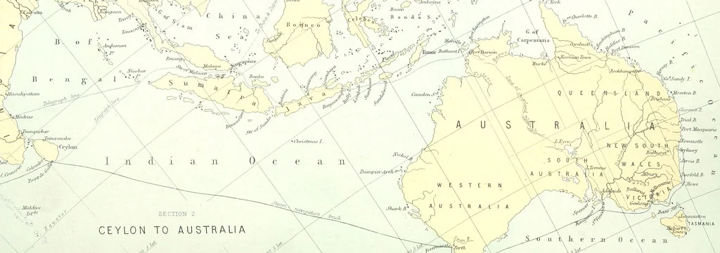 An illustration from Australia ... Illustrated with drawings by Skinner Prout, N. Chevalier, etc. [With maps, 1873, leaf 18