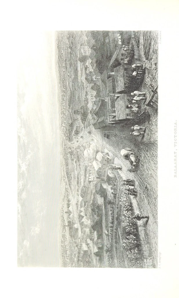 An illustration from Australia ... Illustrated with drawings by Skinner Prout, N. Chevalier, etc. [With maps, 1873, leaf 198