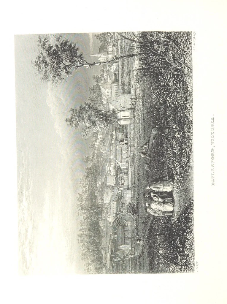 An illustration from Australia ... Illustrated with drawings by Skinner Prout, N. Chevalier, etc. [With maps, 1873, leaf 204