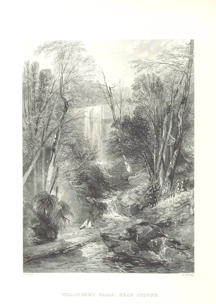 An illustration from Australia ... Illustrated with drawings by Skinner Prout, N. Chevalier, etc. [With maps, 1873, leaf 218