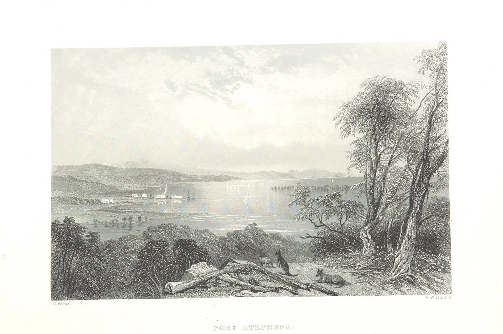 An illustration from Australia ... Illustrated with drawings by Skinner Prout, N. Chevalier, etc. [With maps, 1873, leaf 284