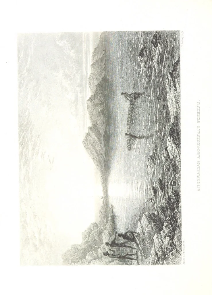 An illustration from Australia ... Illustrated with drawings by Skinner Prout, N. Chevalier, etc. [With maps, 1873, leaf 316