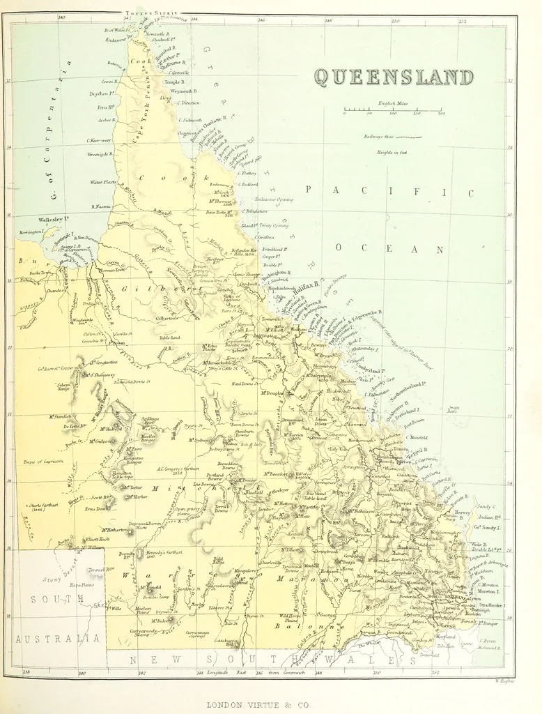 An illustration from Australia ... Illustrated with drawings by Skinner Prout, N. Chevalier, etc. [With maps, 1873, leaf 347