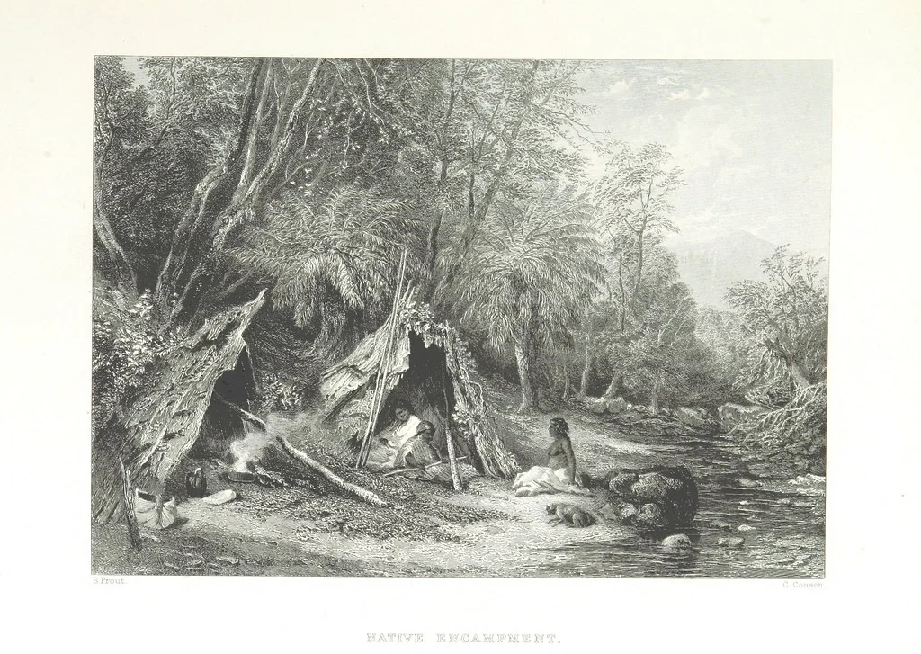 An illustration from Australia ... Illustrated with drawings by Skinner Prout, N. Chevalier, etc. [With maps, 1873, leaf 355