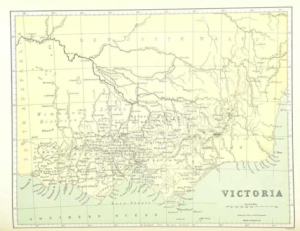 An illustration from Australia ... Illustrated with drawings by Skinner Prout, N. Chevalier, etc. [With maps, 1873, leaf 36