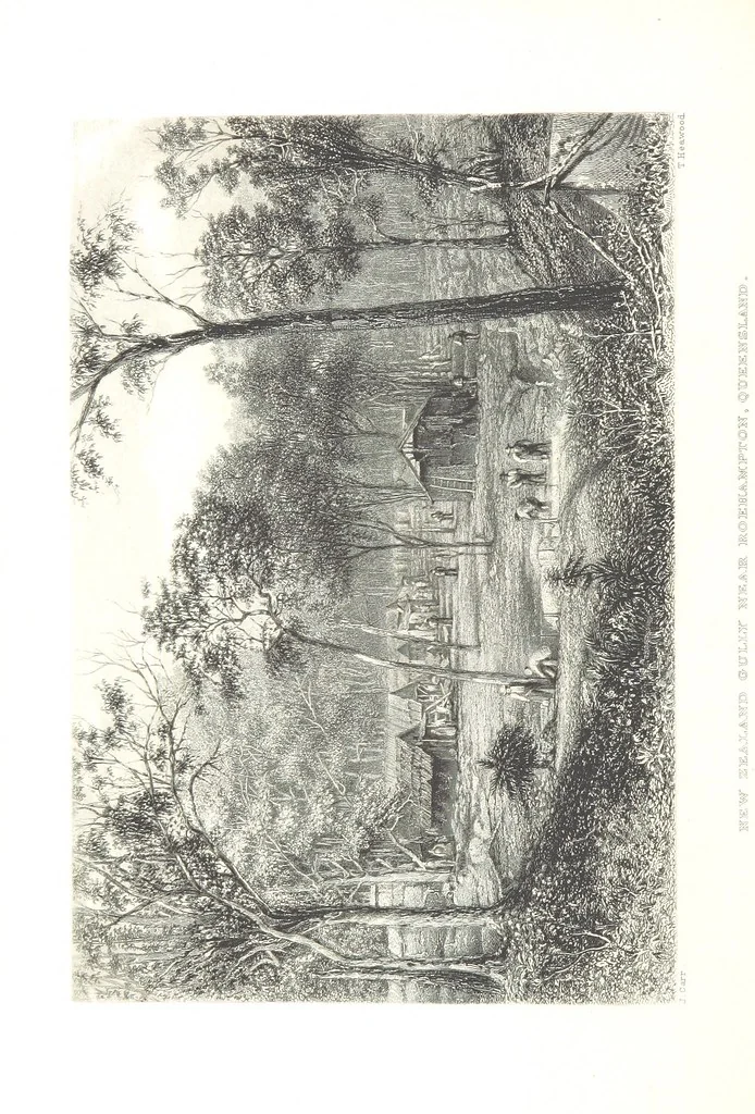 An illustration from Australia ... Illustrated with drawings by Skinner Prout, N. Chevalier, etc. [With maps, 1873, leaf 408