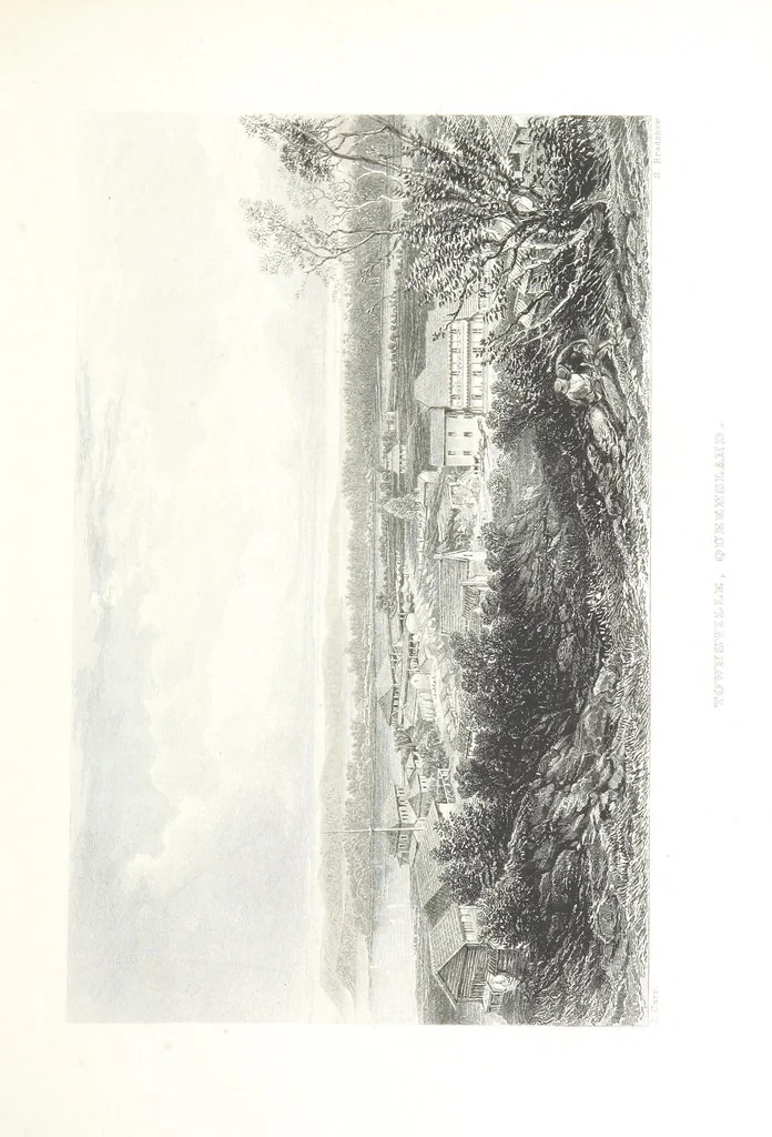 An illustration from Australia ... Illustrated with drawings by Skinner Prout, N. Chevalier, etc. [With maps, 1873, leaf 423
