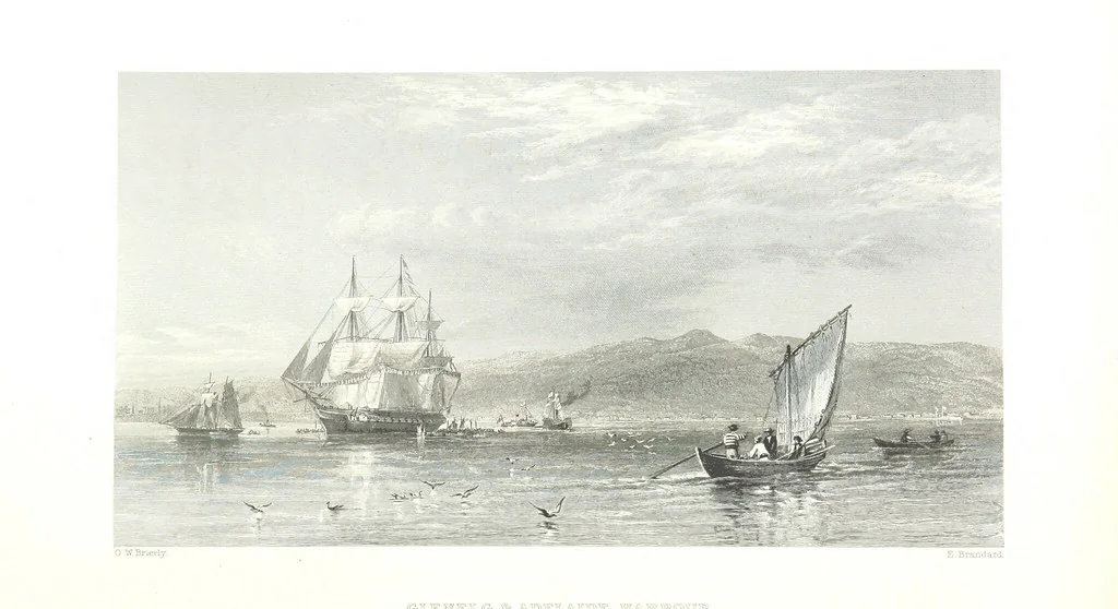 An illustration from Australia ... Illustrated with drawings by Skinner Prout, N. Chevalier, etc. [With maps, 1873, leaf 438