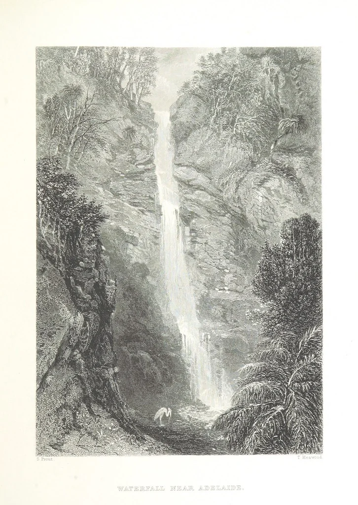 An illustration from Australia ... Illustrated with drawings by Skinner Prout, N. Chevalier, etc. [With maps, 1873, leaf 441