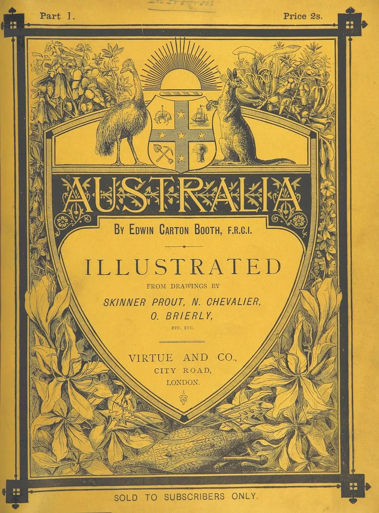An illustration from Australia ... Illustrated with drawings by Skinner Prout, N. Chevalier, etc. [With maps, 1873, leaf 493