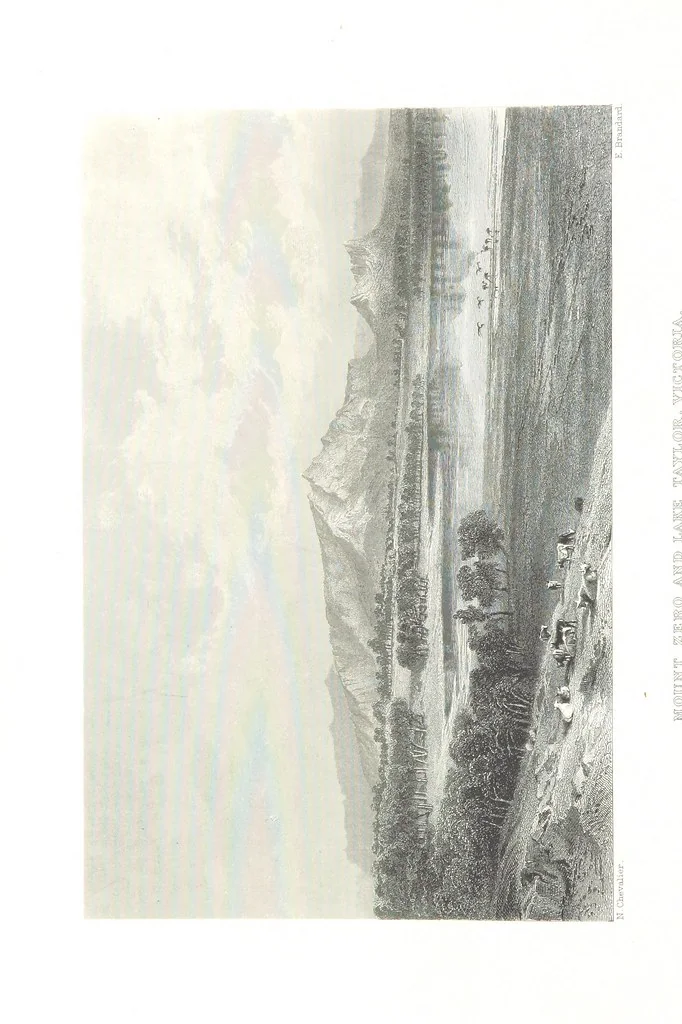 An illustration from Australia ... Illustrated with drawings by Skinner Prout, N. Chevalier, etc. [With maps, 1873, leaf 80