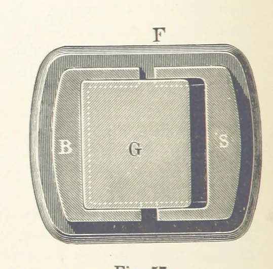 An illustration from Electric Smelting and Refining ... Being the second edition of “Elektro-Metallurgie” ... Translated, with additions, by Walter G. M'Millan, etc, 1897, leaf 138