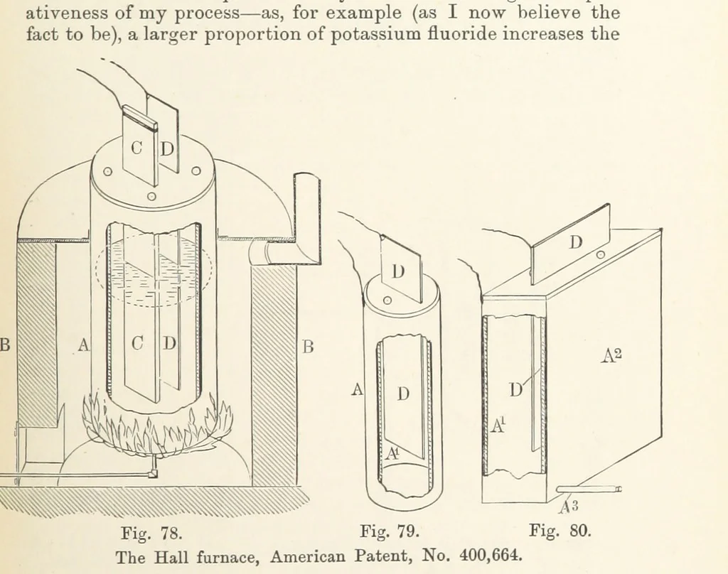 An illustration from Electric Smelting and Refining ... Being the second edition of “Elektro-Metallurgie” ... Translated, with additions, by Walter G. M'Millan, etc, 1897, leaf 171